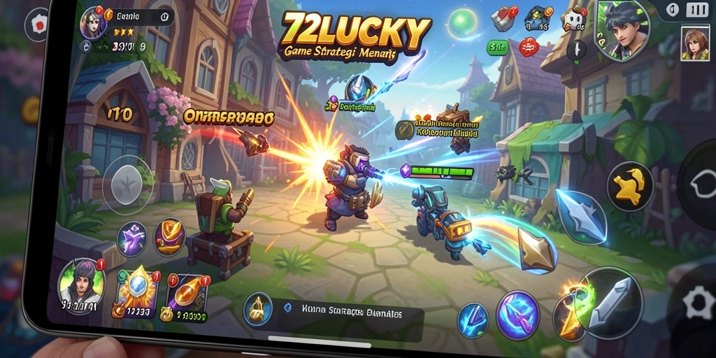 Tampilan menarik dari gameplay 72LUCKY yang penuh strategi.