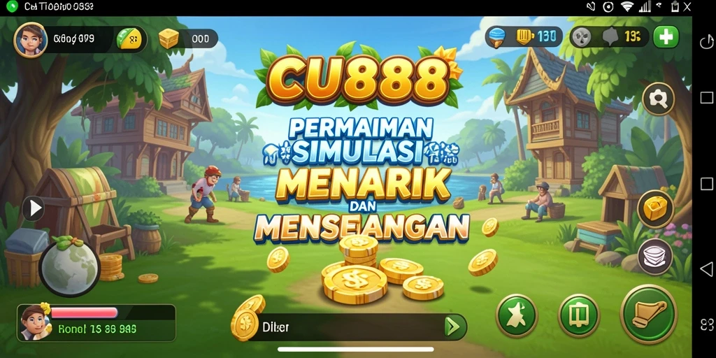 Screenshot gameplay menarik dari game Simulation CU888.