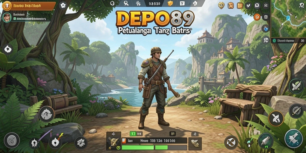 Tampilan gameplay <strong>DEPO89</strong> yang menawan dan imersif di dunia terbuka.