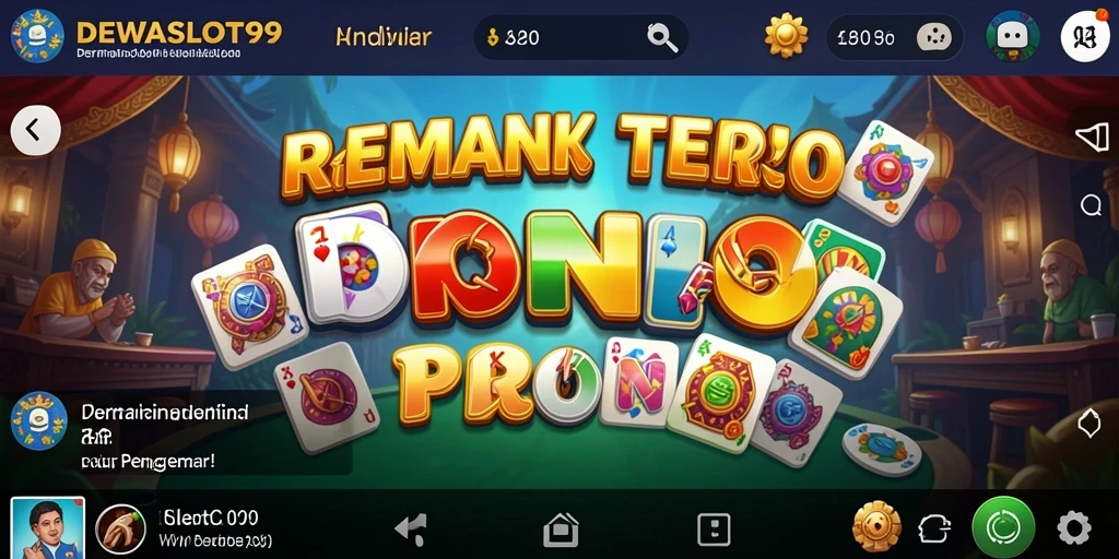 Tampilan menarik dari gameplay DEWASLOT99 yang menggambarkan keseruan permainan Domino.