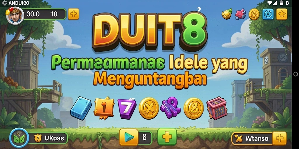 Screenshot menampilkan gameplay menarik dari DUIT8 dengan mekanisme Idle yang efektif.