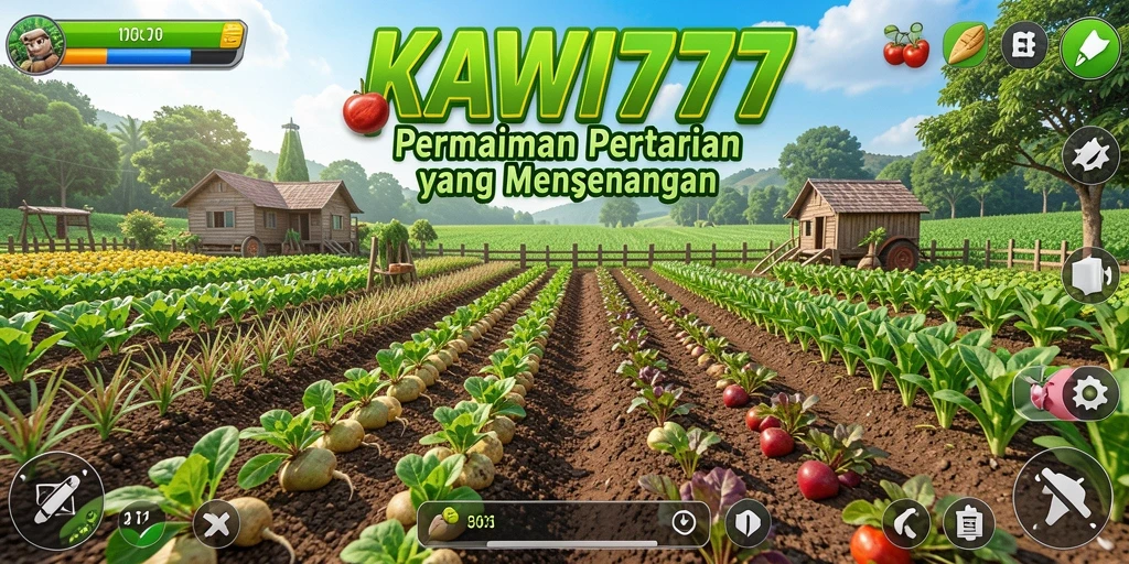 Tangkapan layar KAWI777 menunjukkan keindahan lahan pertanian yang dikelola dengan baik.