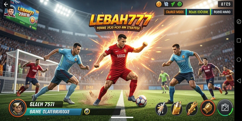Tampilan gameplay seru dari LEBAH777 dengan aksi olahraga yang mendebarkan.