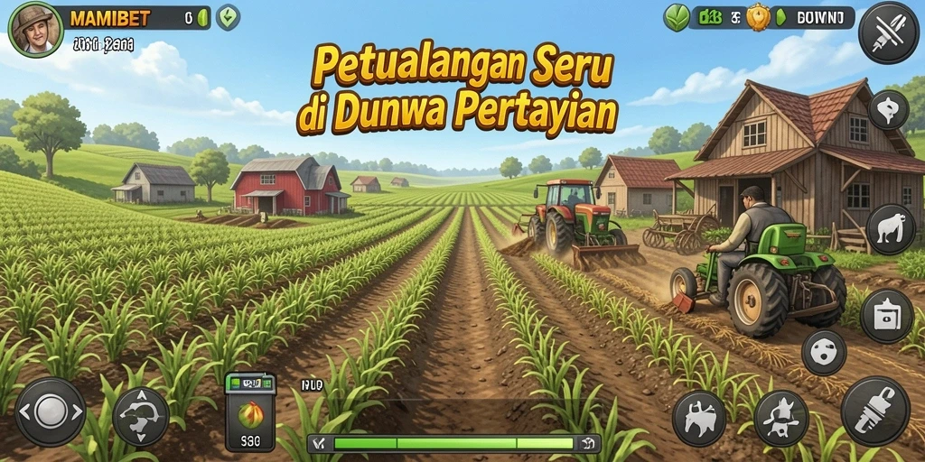 Tampilan menarik dari gameplay pertanian MAMIBET yang seru.