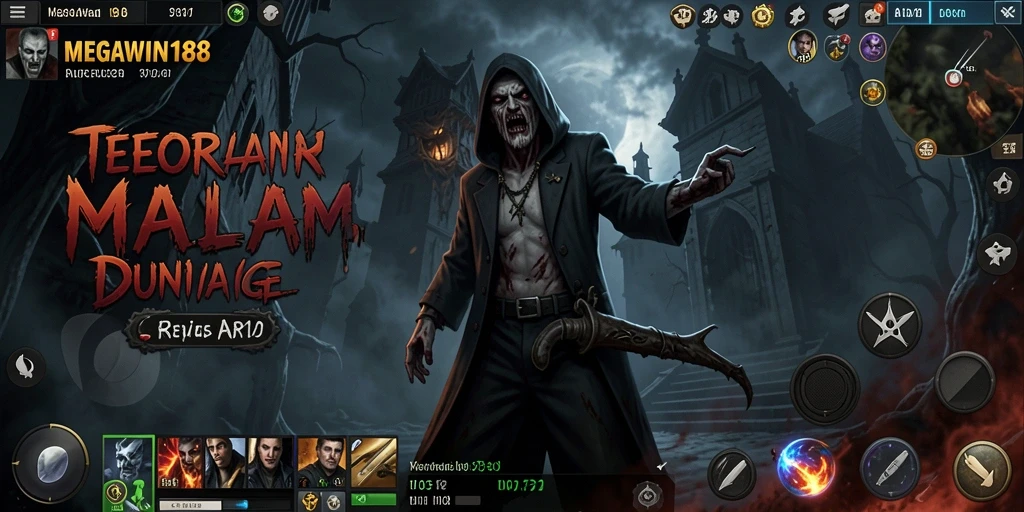 Gameplay menegangkan MEGAWIN188 dengan atmosfer horor yang kental.