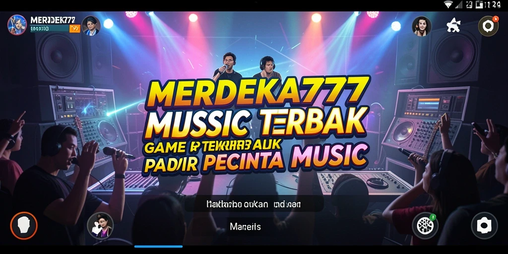 Tampilan menarik dari gameplay <strong>MERDEKA777</strong> yang menggugah semangat musik.