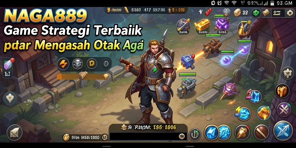 Screenshot game NAGA889 menampilkan visual strategis yang menarik.