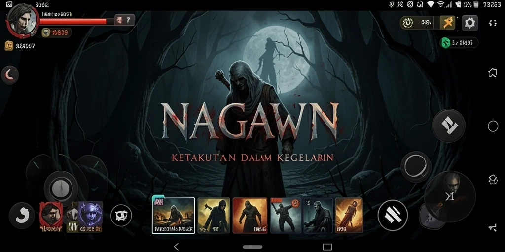 Gameplay menegangkan dengan suasana kegelapan yang mencekam.