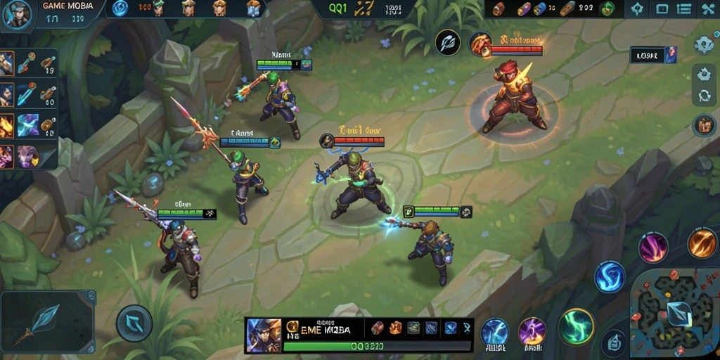 Gameplay intens di QQ1221 dengan pemandangan menarik.