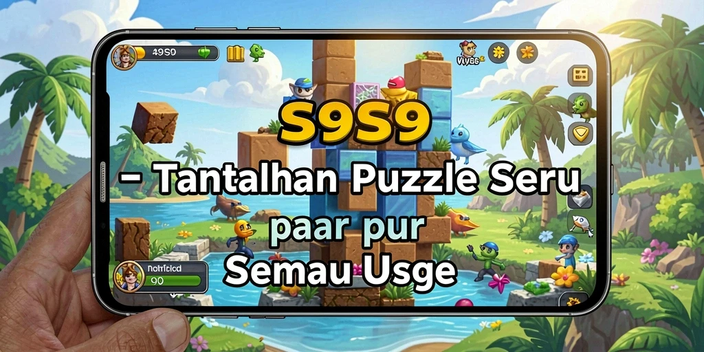 Tampilan gameplay S9S9 dengan tantangan Puzzle yang mengasyikkan.