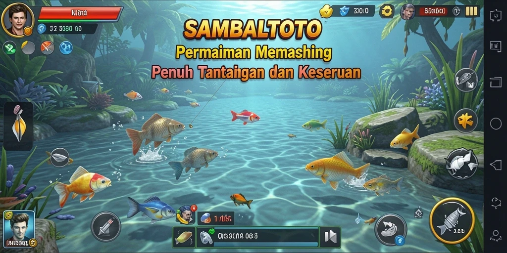 Tangkapan ikan yang besar dalam gameplay SAMBALTOTO.
