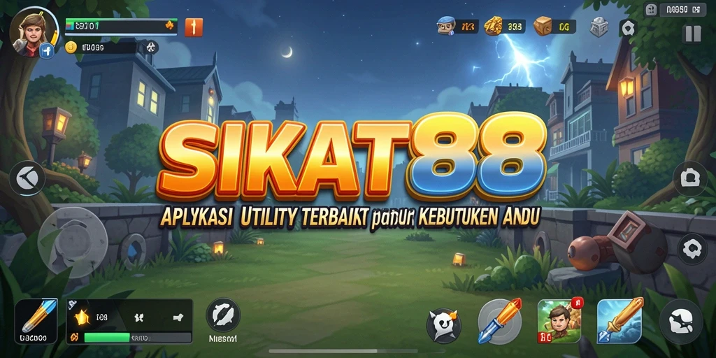 Screenshot utama SIKAT88 yang menunjukkan antarmuka aplikasi Utility.