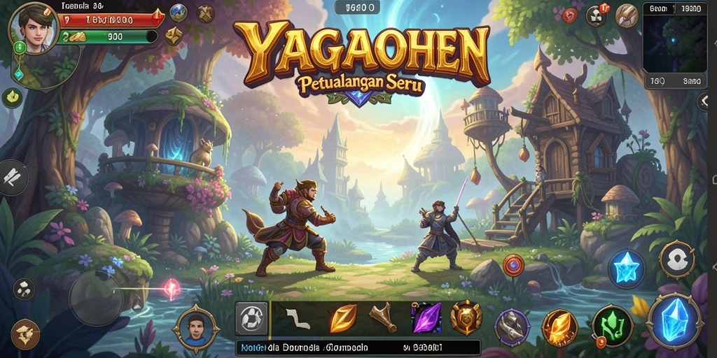 Tampilan gameplay YAGAOHEN yang menarik dan penuh petualangan.